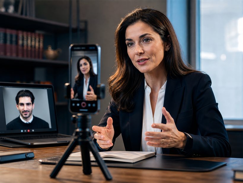 Gemeinsame Produktion, Aufnahme mit dem Smartphone